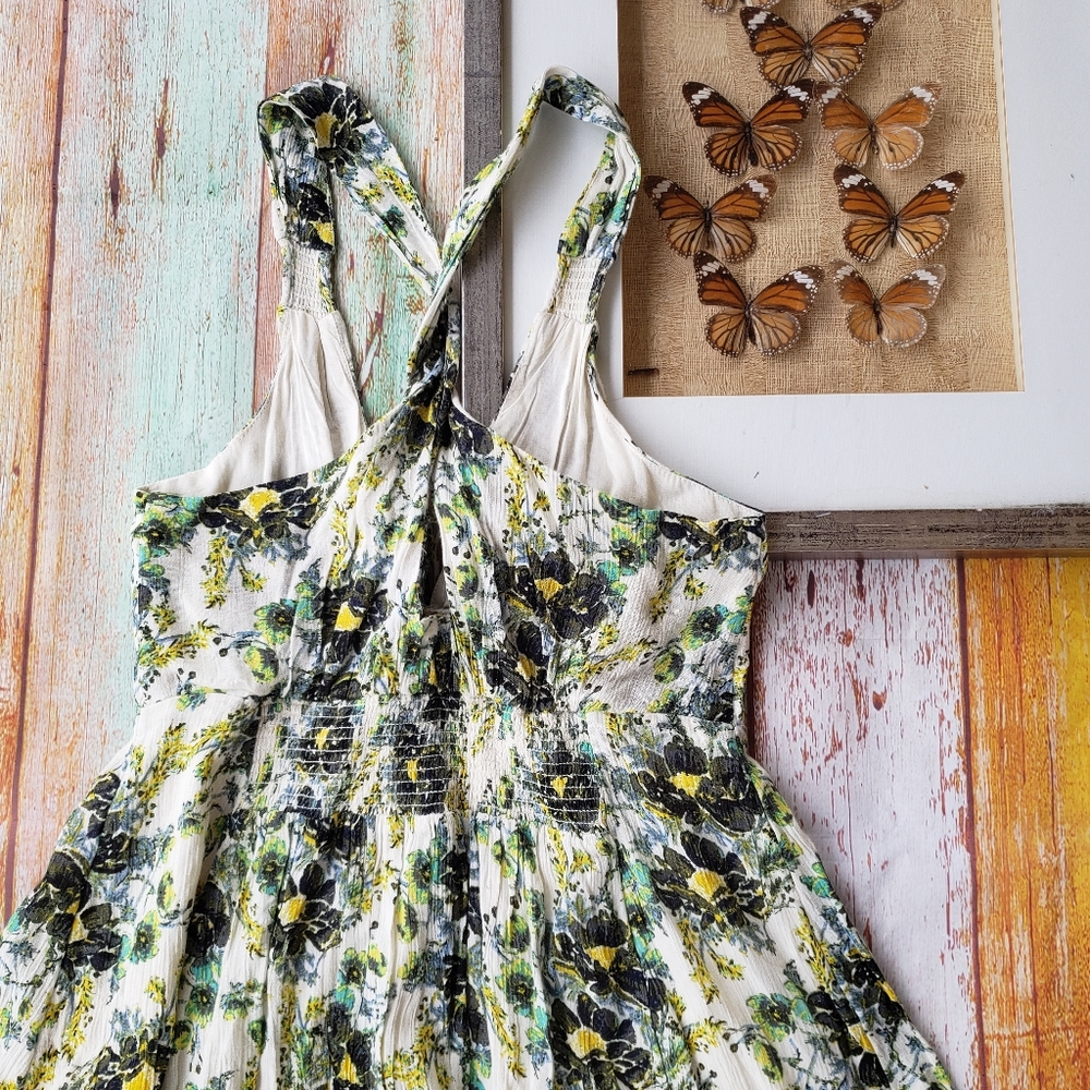 Free People Washed Ashore Cross Back Mini Dress XS - Picture 6 of 8